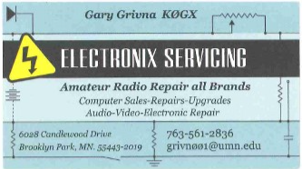 Repair Service Gary Grivna K0GX