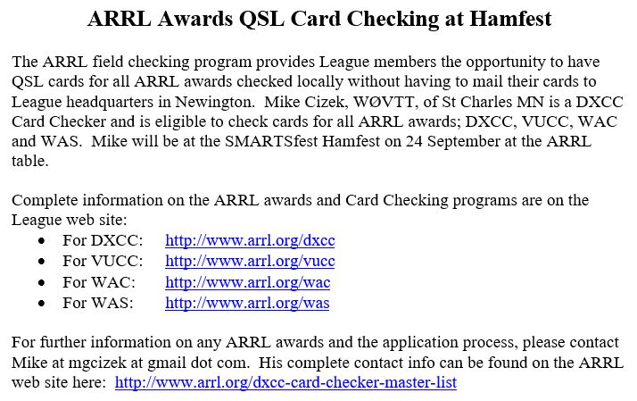 QSL Card Checking